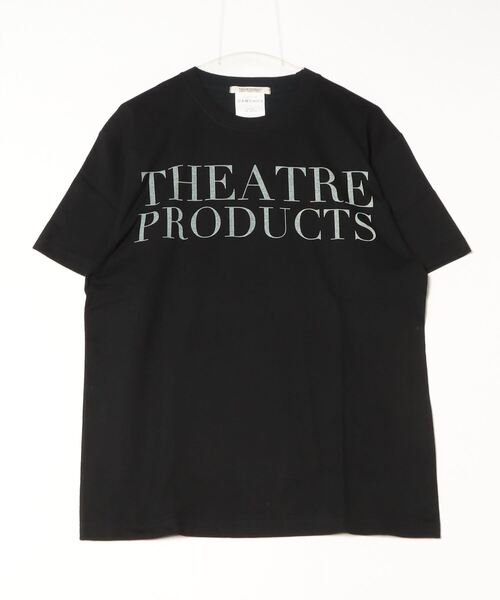 THEATRE PRODUCTS（シアタープロダクツ）の「THEATRE PRODUCTSロゴTシャツ（Tシャツ/カットソー・レディース・ホワイト/ブラック・FREE）」の10枚目の写真