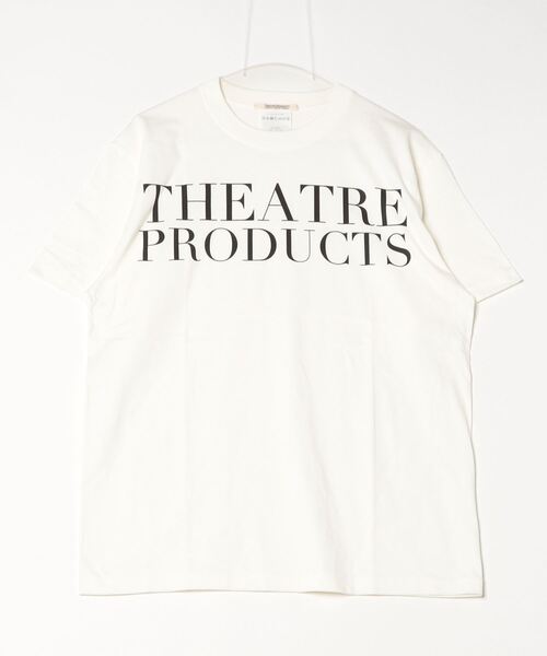 THEATRE PRODUCTS（シアタープロダクツ）の「THEATRE PRODUCTSロゴTシャツ（Tシャツ/カットソー・レディース・ホワイト/ブラック・FREE）」の11枚目の写真