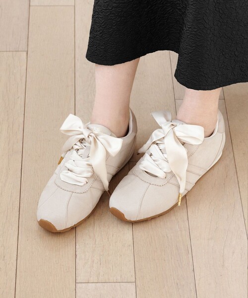 TOCCA（トッカ）の「TOCCA LOGO SUEDELIKE SNEAKERS スニーカー（スニーカー・レディース・アイボリー系/ライトグレー系/ピンク系/ホワイト系/ブラック系・37/36/35/39/38）」の20枚目の写真