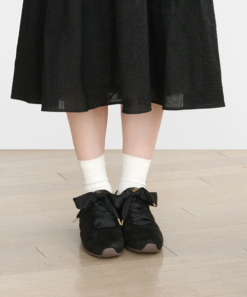 TOCCA（トッカ）の「TOCCA LOGO SUEDELIKE SNEAKERS スニーカー（スニーカー・レディース・アイボリー系/ライトグレー系/ピンク系/ホワイト系/ブラック系・37/36/35/39/38）」の22枚目の写真