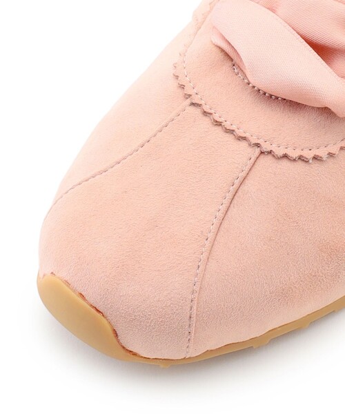 TOCCA（トッカ）の「TOCCA LOGO SUEDELIKE SNEAKERS スニーカー（スニーカー・レディース・アイボリー系/ライトグレー系/ピンク系/ホワイト系/ブラック系・37/36/35/39/38）」の12枚目の写真
