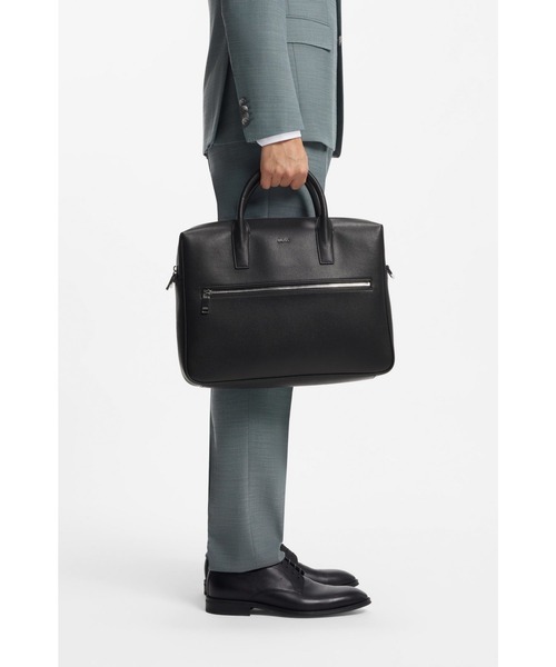 BOSS(ボス)の「シングルドキュメントケース レタリングロゴ(ビジネスバッグ・メンズ・ブラック・ONESIZE)」の7枚目の写真