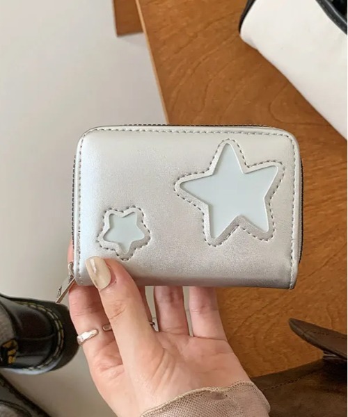 Port（ポート）の「【 Port / ポート 】 スターパッチ カードケース（カードケース・レディース・シルバー/ブラック・FREE）」の7枚目の写真