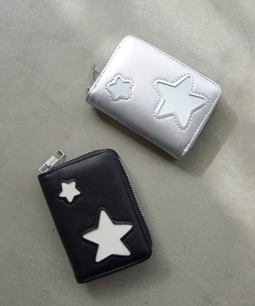 Port（ポート）の「【 Port / ポート 】 スターパッチ カードケース（カードケース・レディース・シルバー/ブラック・FREE）」の13枚目の写真