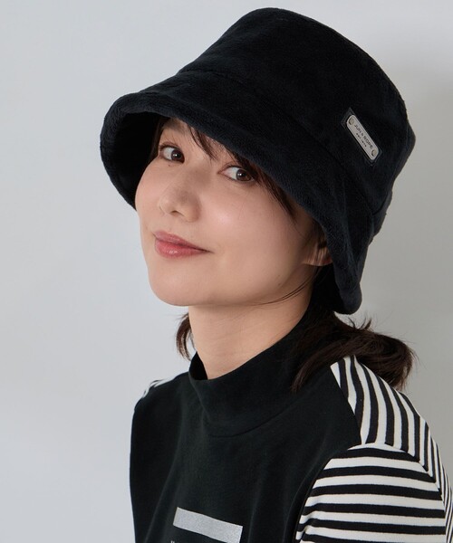 JUN&ROPE'（ジュンアンドロペ）の「ボアフリースハット/Oggi掲載（ハット・レディース・ホワイト/グレー/ブラック・FREE）」の9枚目の写真