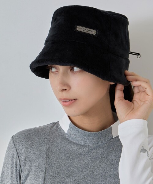 JUN&ROPE'（ジュンアンドロペ）の「ボアフリースハット/Oggi掲載（ハット・レディース・ホワイト/グレー/ブラック・FREE）」の10枚目の写真