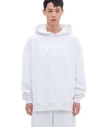 ARCHIVE BOLD（アーカイブボールド）の「939 LOGO HOOD(WHITE)（パーカー）」