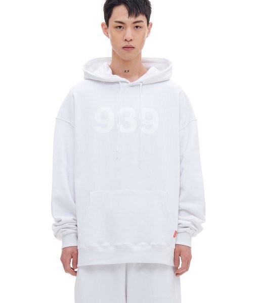 939 LOGO HOOD(WHITE)（パーカー）｜ARCHIVE BOLD（アーカイブボールド 