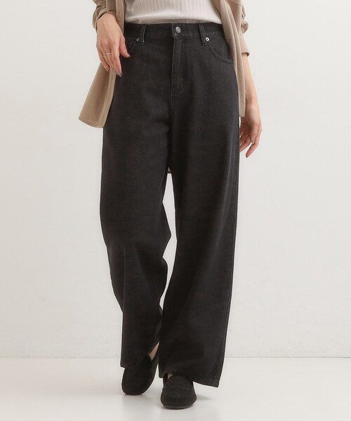 Cutie Blonde（キューティーブロンド）の「【旭山動物園応援商品】ポケット刺繍デニム（デニムパンツ・レディース・ブラック/ネイビー・03/04/01/02）」の3枚目の写真