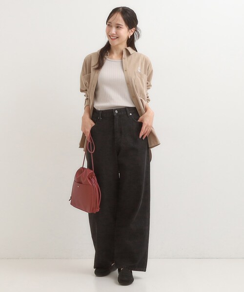 セール】【旭山動物園応援商品】ポケット刺繍デニム（デニムパンツ