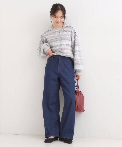 Cutie Blonde（キューティーブロンド）の「【旭山動物園応援商品】ポケット刺繍デニム（デニムパンツ・レディース・ブラック/ネイビー・03/04/01/02）」の19枚目の写真