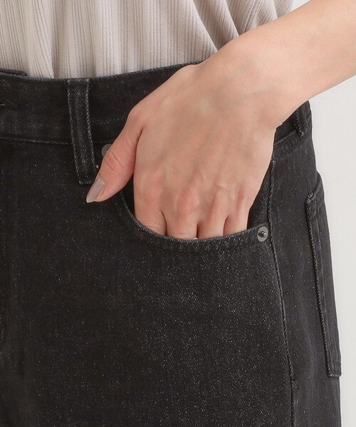 Cutie Blonde（キューティーブロンド）の「【旭山動物園応援商品】ポケット刺繍デニム（デニムパンツ・レディース・ブラック/ネイビー・03/04/01/02）」の11枚目の写真