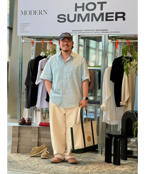 FRIZMWORKS(フリズムワークス)の「TYPEWRITER HALF SHIRT _ SKY(シャツ/ブラウス・メンズ・その他・MEDIUM/LARGE/X-LARGE)」の9枚目の写真