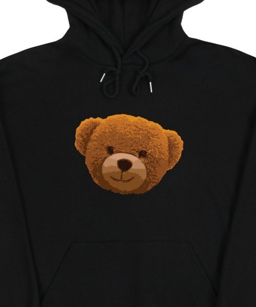 GRAVER（グレーバー）の「[ユニセックス]ビッグOFベアフードパーカー_ブラック（パーカー・レディース・ブラック・SMALL/MEDIUM/LARGE）」の8枚目の写真