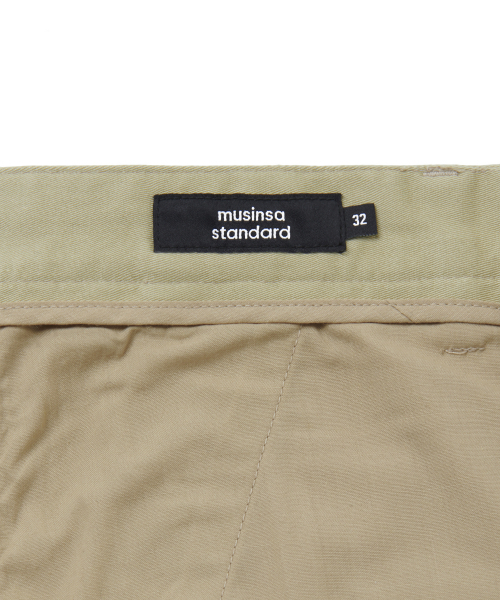 MUSINSA STANDARD(ムシンサスタンダード)の「テーパードチノパンツ【ベージュ】(その他パンツ・メンズ・その他・27/28/29/36/31/26/33/30/32/34/38)」の9枚目の写真