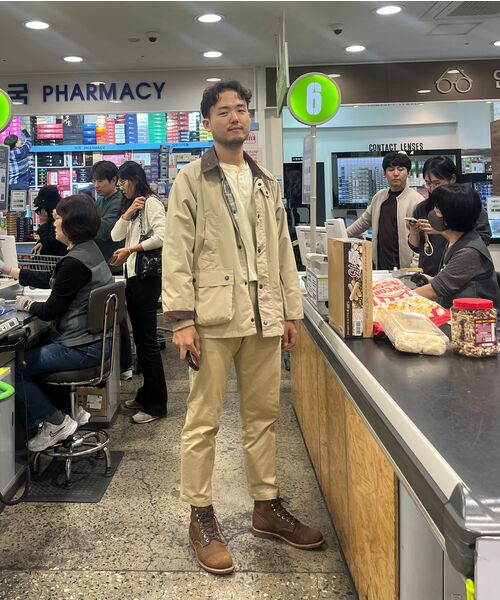 MUSINSA STANDARD(ムシンサスタンダード)の「テーパードチノパンツ【ベージュ】(その他パンツ・メンズ・その他・27/28/29/36/31/26/33/30/32/34/38)」の14枚目の写真