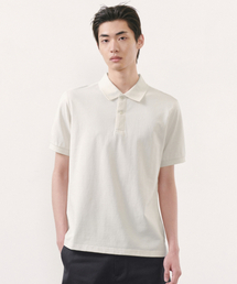 MUSINSA STANDARD（ムシンサスタンダード）の「BASIC PIQUE POLO SHIRT [CREAM]（ポロシャツ・メンズ）」