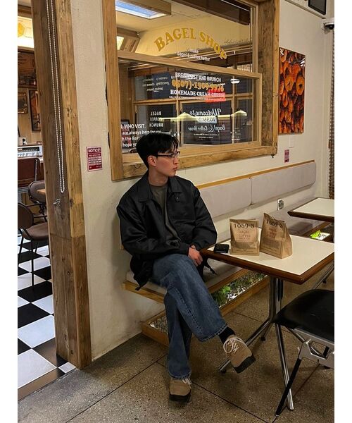 MUSINSA STANDARD（ムシンサスタンダード）の「ピグメントリラックスクルーネックTシャツ[チャコールグレー]（Tシャツ/カットソー・メンズ・その他・XX-LARGE/XXX-LARGE/LARGE/MEDIUM/SMALL/X-LARGE）」の16枚目の写真