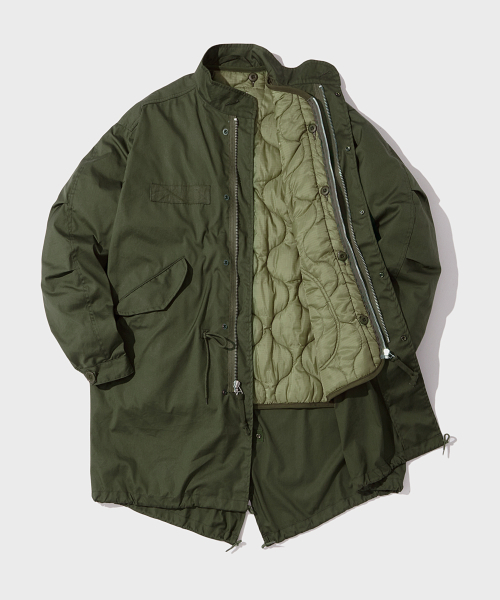 OUTSTANDING(アウトスタンディング)の「M-65 FISHTAIL PARKA_OLIVE(ミリタリージャケット・メンズ・その他・SMALL/MEDIUM/LARGE)」の2枚目の写真