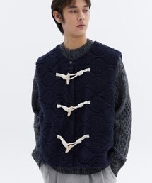 TRIP LE SENS（トリップ ル センス）の「テディダッフルダウンベスト_ネイビー（ベスト）」