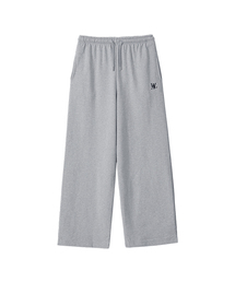WOOALONG | Signature relax wide pants - GREY(スウェットパンツ)