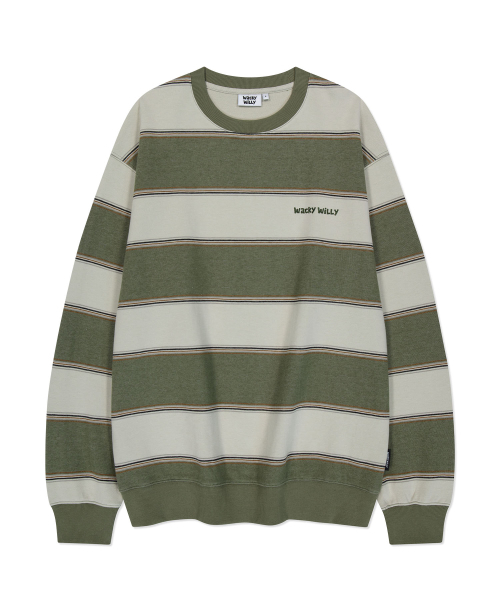 Wacky WiLLy(ワッキーウィリー)の「ビッグストライプスウェットグリーン(スウェット・レディース・その他・LARGE/X-LARGE/MEDIUM)」の2枚目の写真