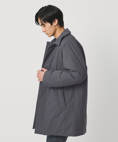 UNITED ARROWS（ユナイテッドアローズ）の「ADS ショートダウン バルカラーコート 撥水（ダウンジャケット/コート・メンズ・ブラック/ダークグレー・S/M/L/XL）」の4枚目の写真