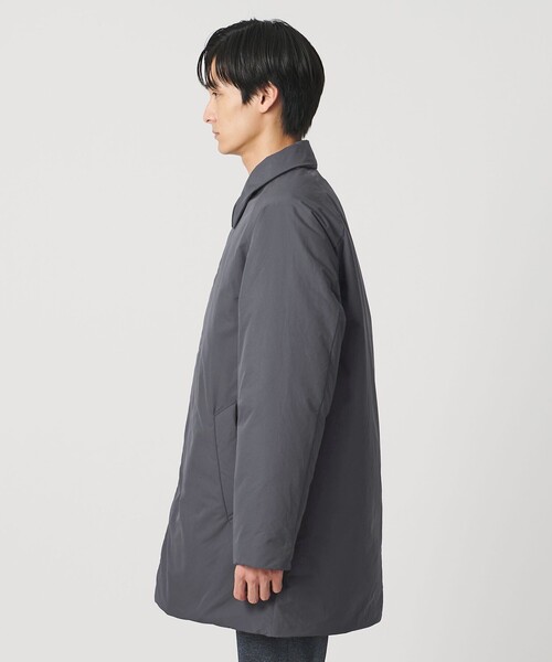 UNITED ARROWS（ユナイテッドアローズ）の「ADS ショートダウン バルカラーコート 撥水（ダウンジャケット/コート・メンズ・ブラック/ダークグレー・S/M/L/XL）」の12枚目の写真