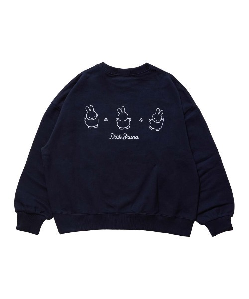 ALPEN / SPORTS DEPO SELECT（アルペンスポーツデポセレクト）の「miffy バックグラフィックトレーナー(ダンス)（スウェット・レディース・トップグレー/ネイビー・M/L/XL）」の13枚目の写真