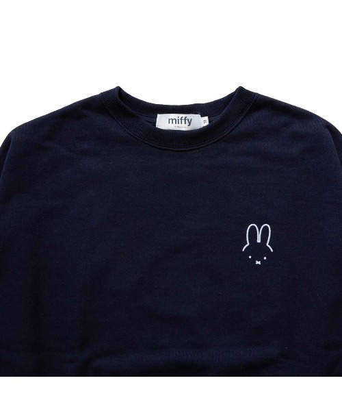 ALPEN / SPORTS DEPO SELECT（アルペンスポーツデポセレクト）の「miffy バックグラフィックトレーナー(ダンス)（スウェット・レディース・トップグレー/ネイビー・M/L/XL）」の8枚目の写真
