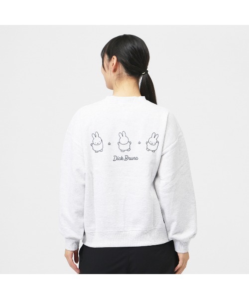ALPEN / SPORTS DEPO SELECT（アルペンスポーツデポセレクト）の「miffy バックグラフィックトレーナー(ダンス)（スウェット・レディース・トップグレー/ネイビー・M/L/XL）」の11枚目の写真