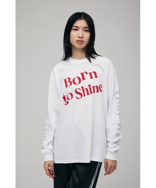 FELICITY(フェリシティ)の「Born Long L/T-Shirt(Tシャツ/カットソー・レディース・ホワイト/サンドグレー/レッド・2)」の1枚目の写真