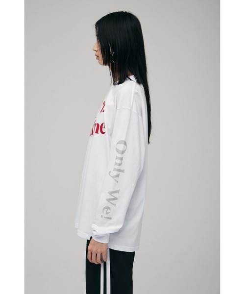 FELICITY(フェリシティ)の「Born Long L/T-Shirt(Tシャツ/カットソー・レディース・ホワイト/サンドグレー/レッド・2)」の6枚目の写真