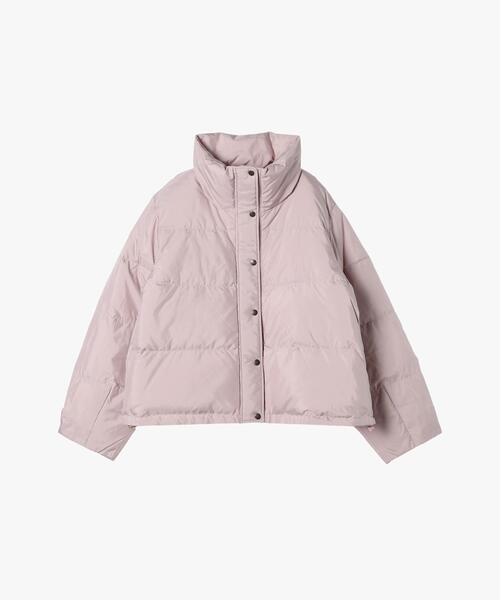 agne's b アニエスベー　ダウンジャケット ピンク リバーシブル agne's b アニエスベー ダウンジャケット ピンク リバーシブル - メルカリ