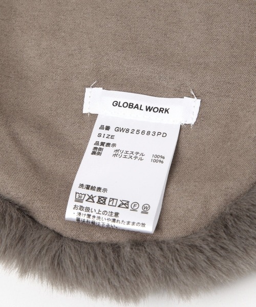 GLOBAL WORK（グローバルワーク）の「洗えるフェイクファーティペット/598299（マフラー・レディース・ベージュ/グレー/オフホワイト/チャコールグレー・FREE）」の13枚目の写真
