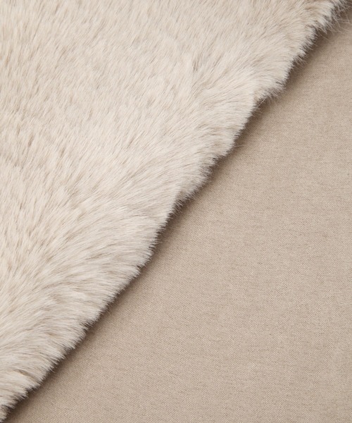 GLOBAL WORK（グローバルワーク）の「洗えるフェイクファーティペット/598299（マフラー・レディース・ベージュ/グレー/オフホワイト/チャコールグレー・FREE）」の11枚目の写真