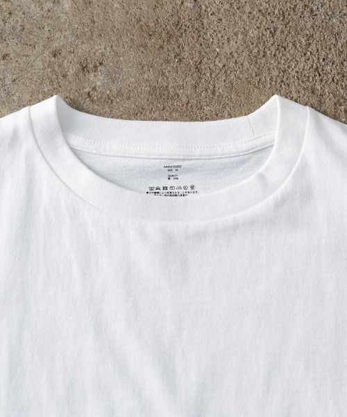 ADAMASTE(アダマスト)の「半袖Tシャツ(Tシャツ/カットソー・メンズ・ホワイト×ブラック・MEDIUM)」の3枚目の写真