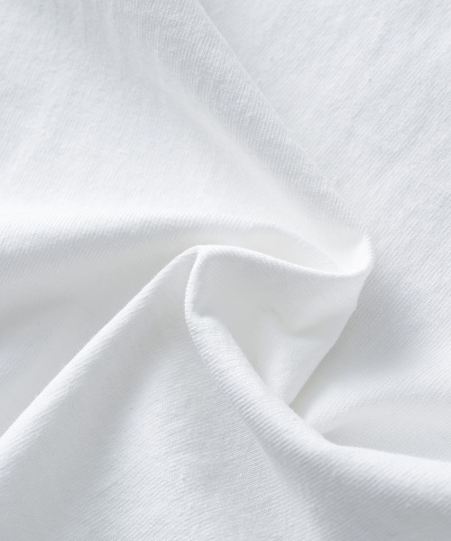 ADAMASTE(アダマスト)の「半袖Tシャツ(Tシャツ/カットソー・メンズ・ホワイト×ブラック・MEDIUM)」の4枚目の写真