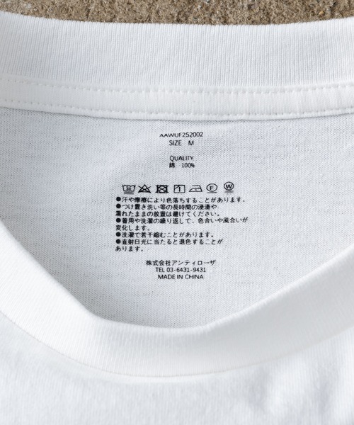 ADAMASTE(アダマスト)の「半袖Tシャツ(Tシャツ/カットソー・メンズ・ホワイト×ブラック・MEDIUM)」の5枚目の写真