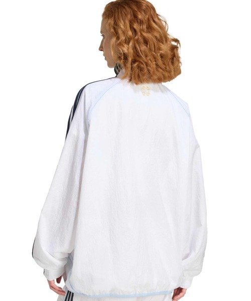 adidas(アディダス)の「adidas TEAMGEIST 2.0 TRACKTOP / アディダス チームガイスト 2.0 トラックトップ(ナイロンジャケット・レディース・ホワイト・S/L/M)」の11枚目の写真