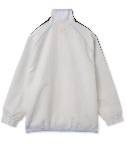 adidas(アディダス)の「adidas TEAMGEIST 2.0 TRACKTOP / アディダス チームガイスト 2.0 トラックトップ(ナイロンジャケット・レディース・ホワイト・S/L/M)」の9枚目の写真