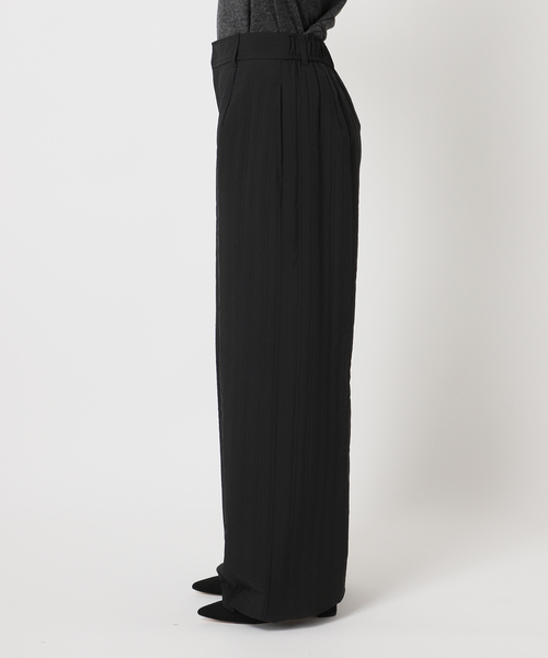 CITYSHOP（シティーショップ）の「STRIPED QUILTED パンツ（その他パンツ・レディース・ブラック・38/36）」の7枚目の写真