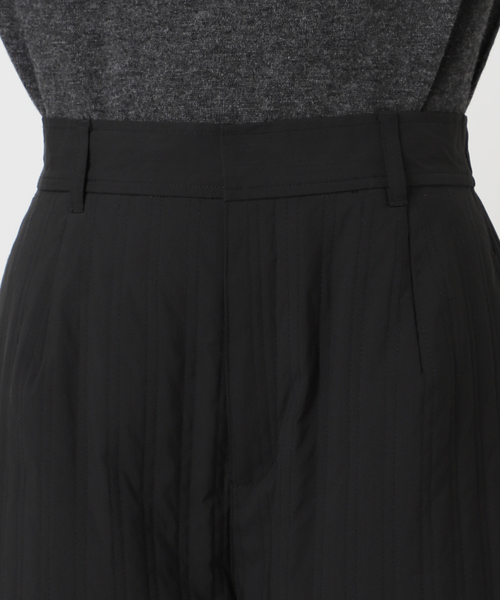 CITYSHOP（シティーショップ）の「STRIPED QUILTED パンツ（その他パンツ・レディース・ブラック・38/36）」の10枚目の写真