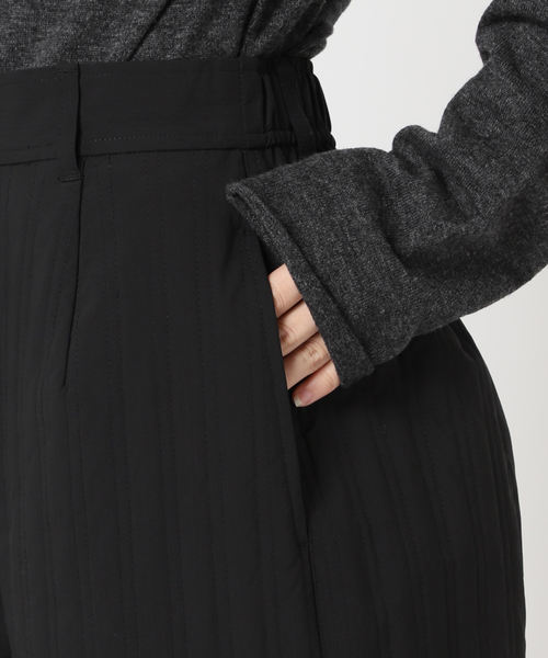 CITYSHOP（シティーショップ）の「STRIPED QUILTED パンツ（その他パンツ・レディース・ブラック・38/36）」の12枚目の写真