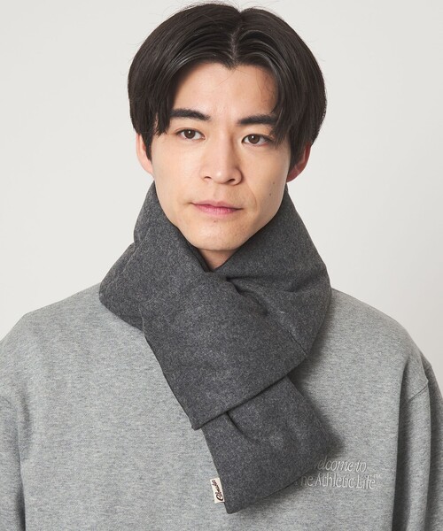 COBMASTER（コブマスター）の「【別注】＜COBMASTER＞GLR グレー ダウン マフラー（マフラー・メンズ・ダークグレー・FREE）」の4枚目の写真