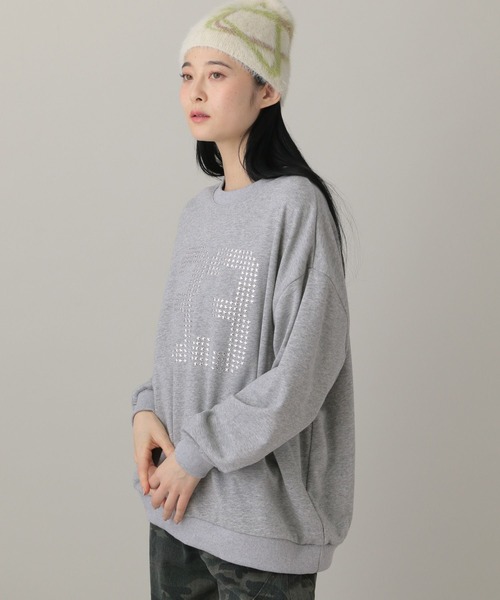 3.3 Field Trip （3.3フィールドトリップ）の「3.3 Field Trip／スタースタッズナンバープルオーバー（スウェット・レディース・ブラック/グレー・FREE）」の9枚目の写真