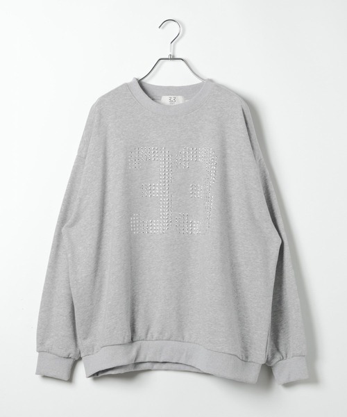 3.3 Field Trip （3.3フィールドトリップ）の「3.3 Field Trip／スタースタッズナンバープルオーバー（スウェット・レディース・ブラック/グレー・FREE）」の11枚目の写真