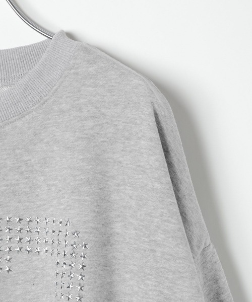 3.3 Field Trip （3.3フィールドトリップ）の「3.3 Field Trip／スタースタッズナンバープルオーバー（スウェット・レディース・ブラック/グレー・FREE）」の13枚目の写真