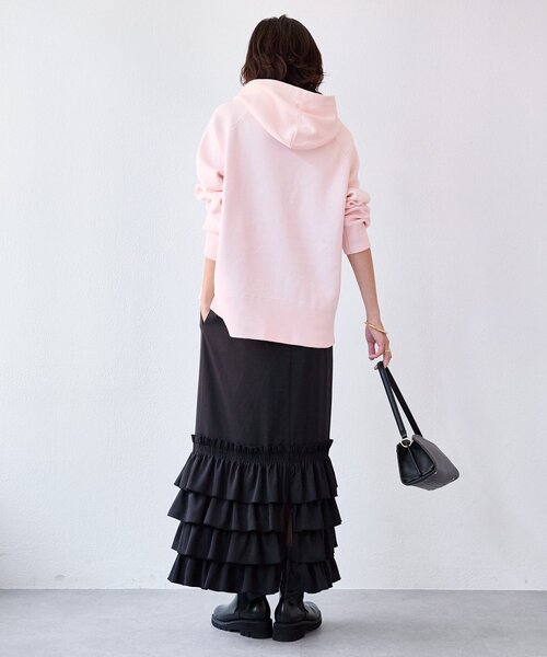 RIVE DROITE（リヴドロワ）の「【着映え◎】フリルタイトスカート（スカート・レディース・ブラウン/ブラック・38/36）」の6枚目の写真