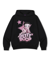 LAUGHER（ラファー）の「[Betty Boop] Star Hood - Black（パーカー）」